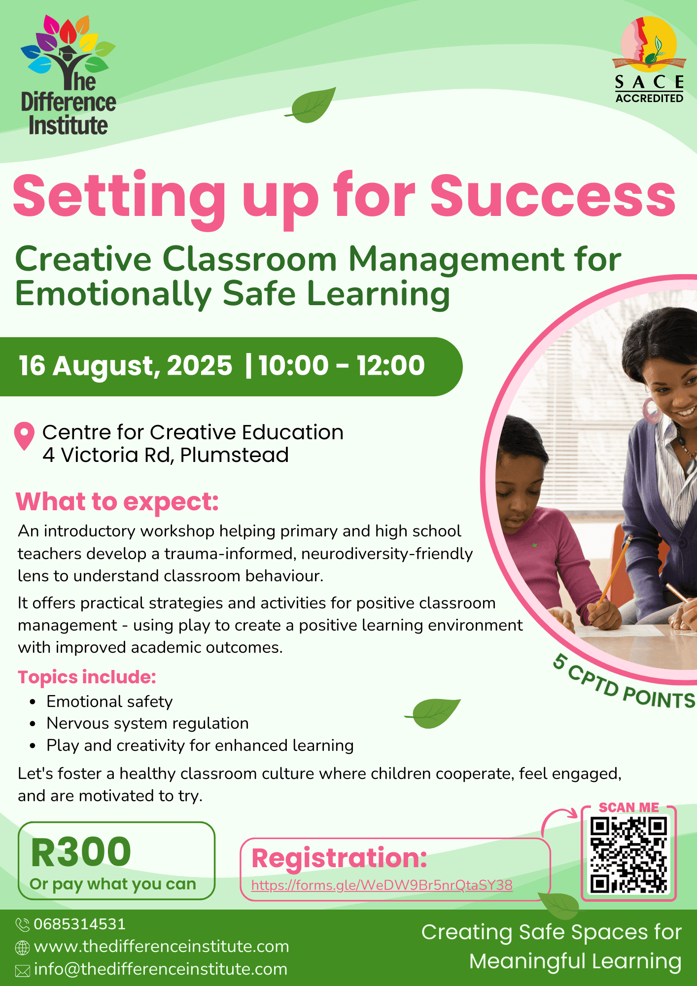 Setting up for success